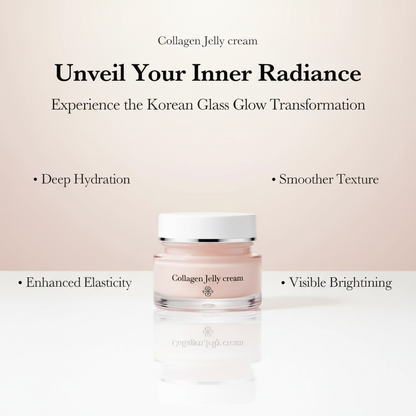 100g Jelly Face Cream Collagen Soft SPA Nourishing Moisturize Face Shrinks Pores Remove Comedones Jelly Essence Korean Skin Care